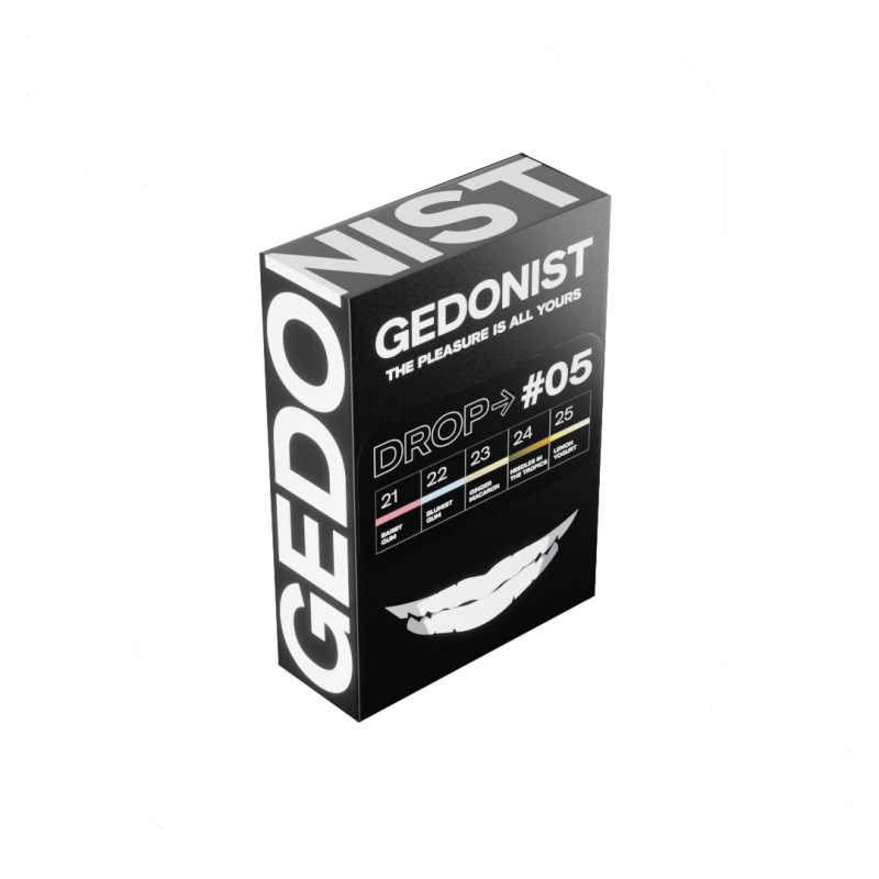 Набор из 5 вкусов табака Gedonist Drop 5 по 25 г