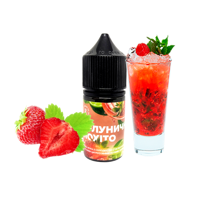 Жидкость 420 Liquid Клубничный Мохито (50 мг, 30 мл)