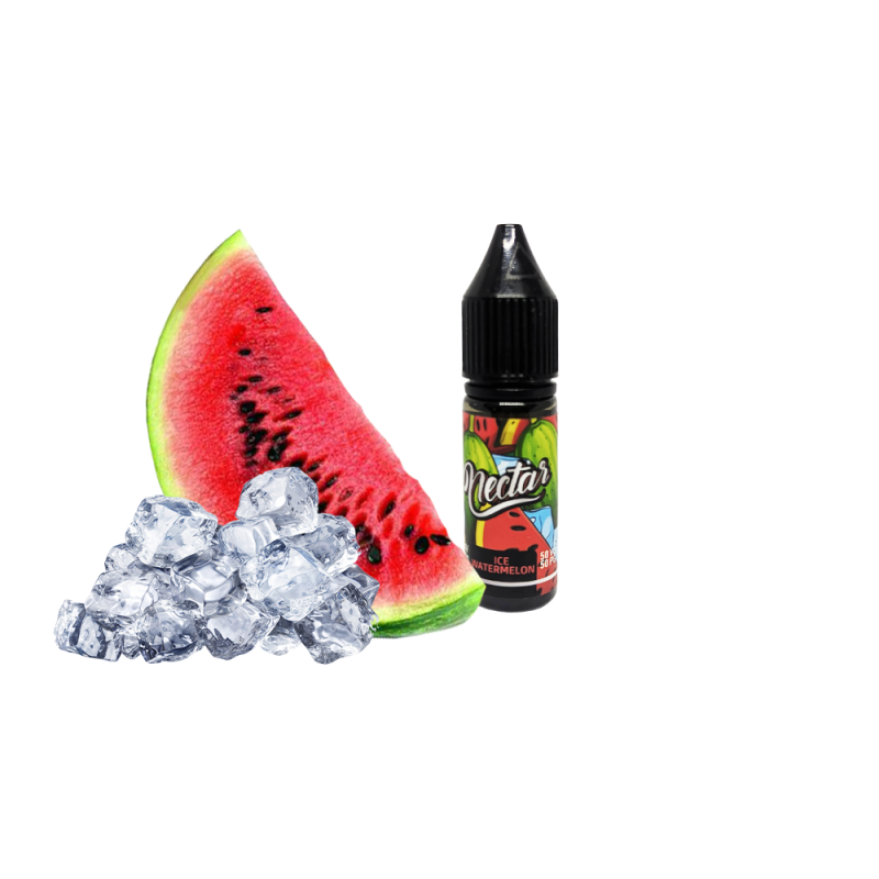 Жидкость Nectar Ice Watermelon (Арбуз Лёд, 50 мг, 10 мл)