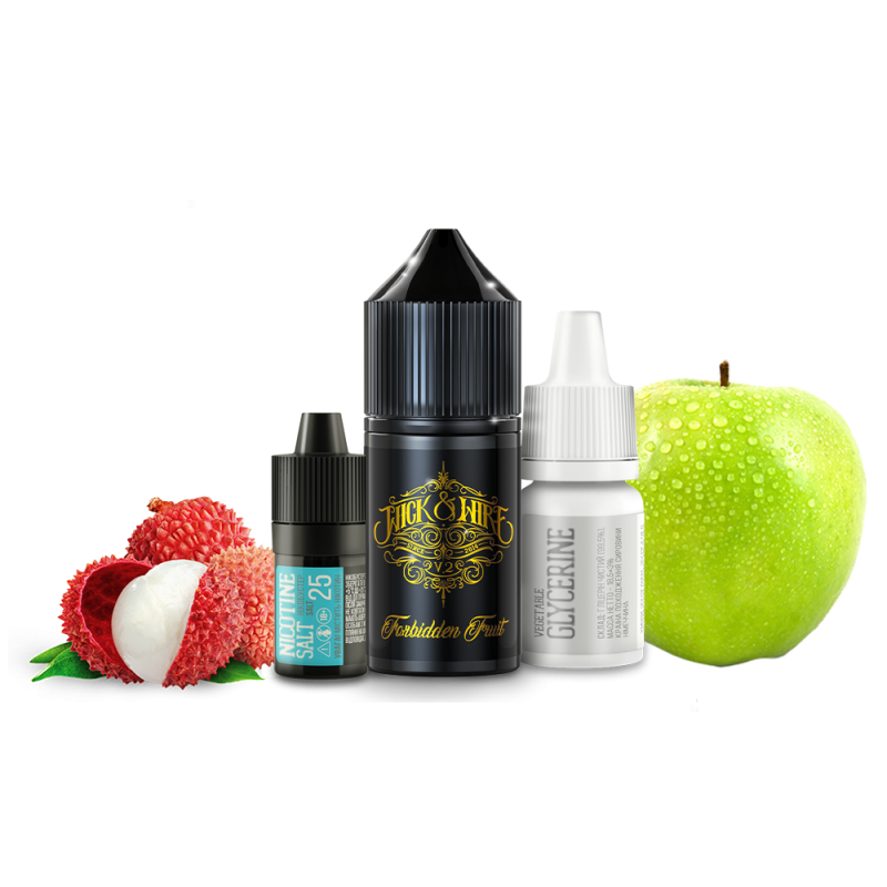 Набор для самозамеса Wick&Wire salt Forbidden Fruit (Форбиден Фруит, 50 мг, 30 мл)