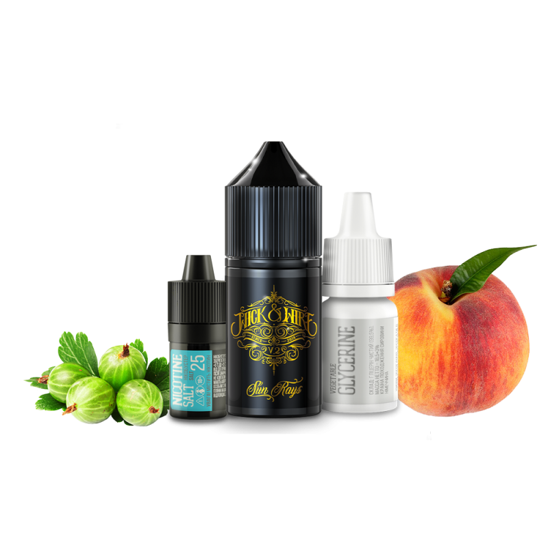 Набор для самозамеса Wick&Wire salt Sun Rays (Сан Райз, 50 мг, 30 мл)