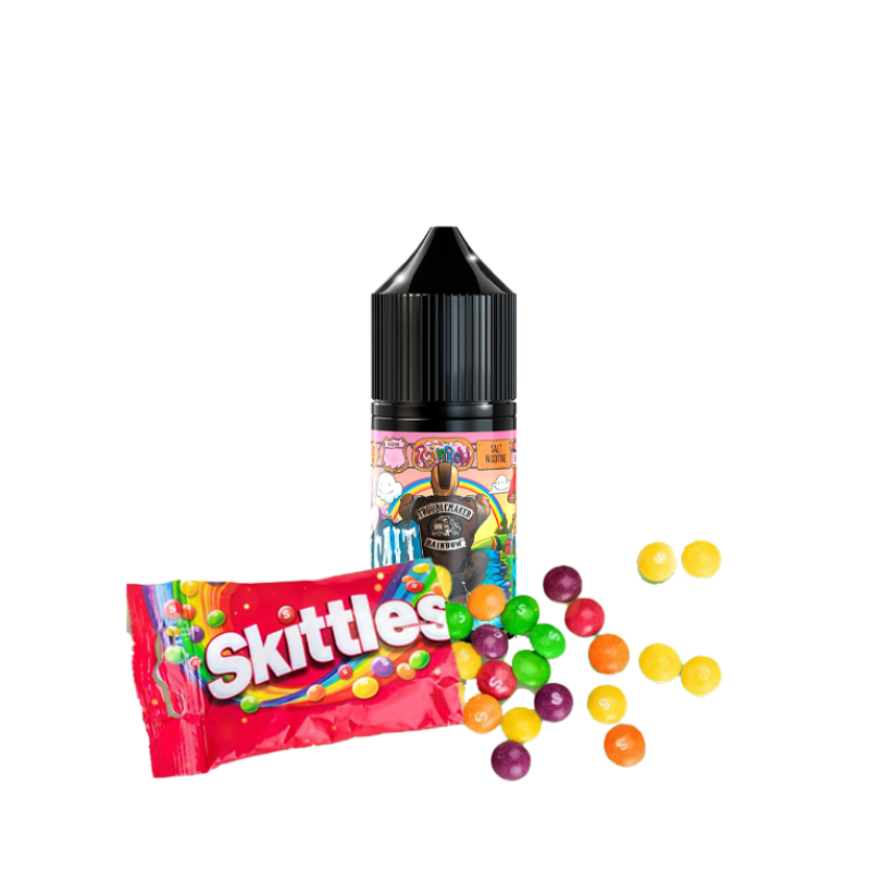 Жидкость Troublemaker salt Rainbow (Радуга, 25 мг, 30 мл)