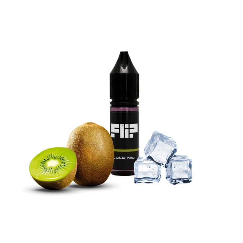 Жидкость Flip Salt Cold Kiwi (Ледяной Киви, 25 мг, 15 мл)