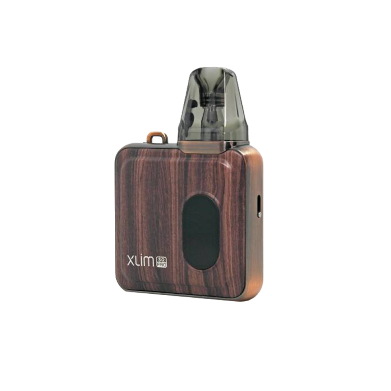 OXVA Xlim SQ Pro Kit 1200 Bronze Wood (Коричневый, с картриджем) Многоразовый POD