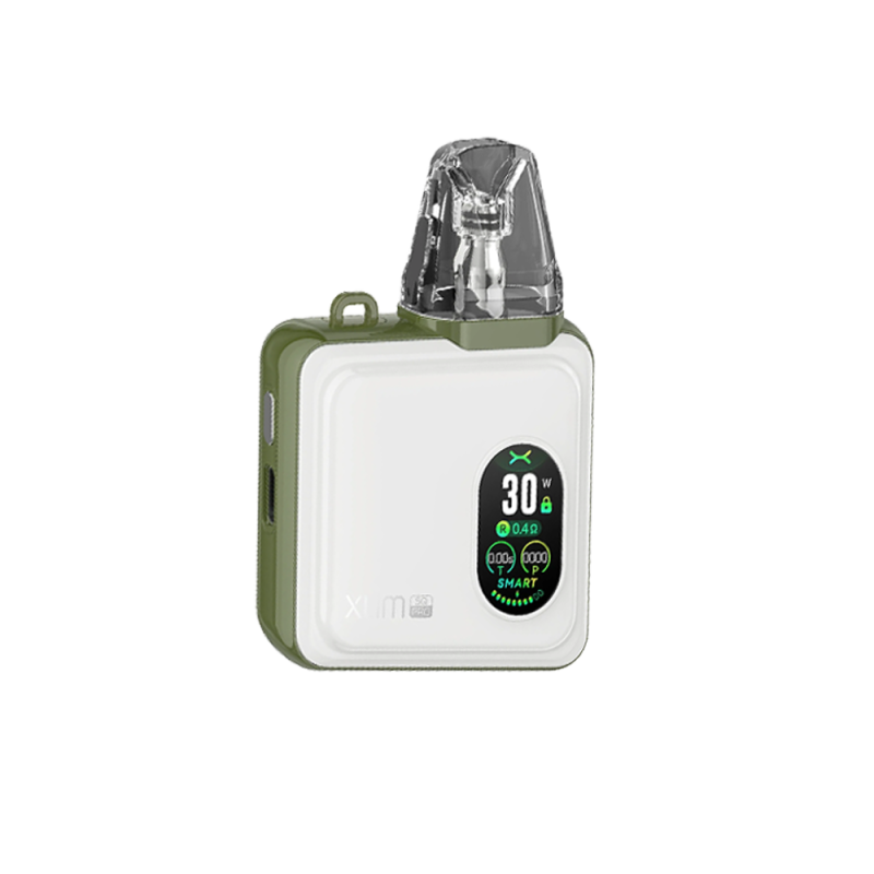 OXVA Xlim SQ Pro Kit 1200 Spring White (Бело-зелёный, с картриджем) Многоразовый POD