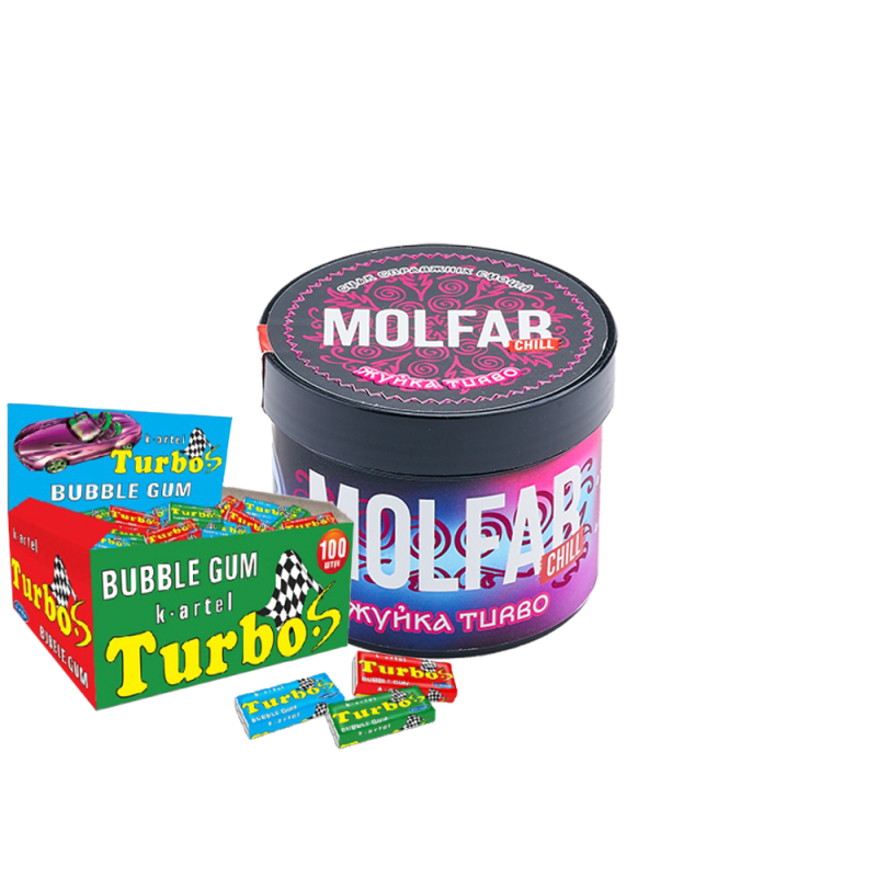 Табак Molfar Chill Line Жвачка Turbo (Жвачка Турбо, 40 г)