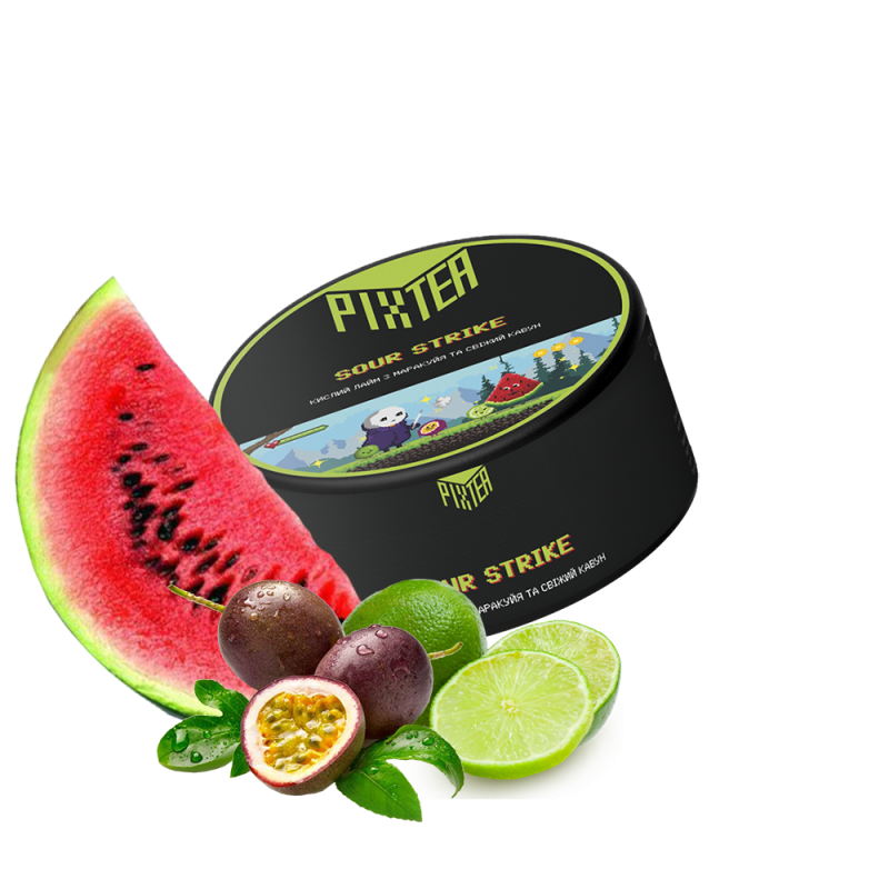 Кальянная чайная смесь Pixtea Sour Strike (Саур Страйк, 100 г)