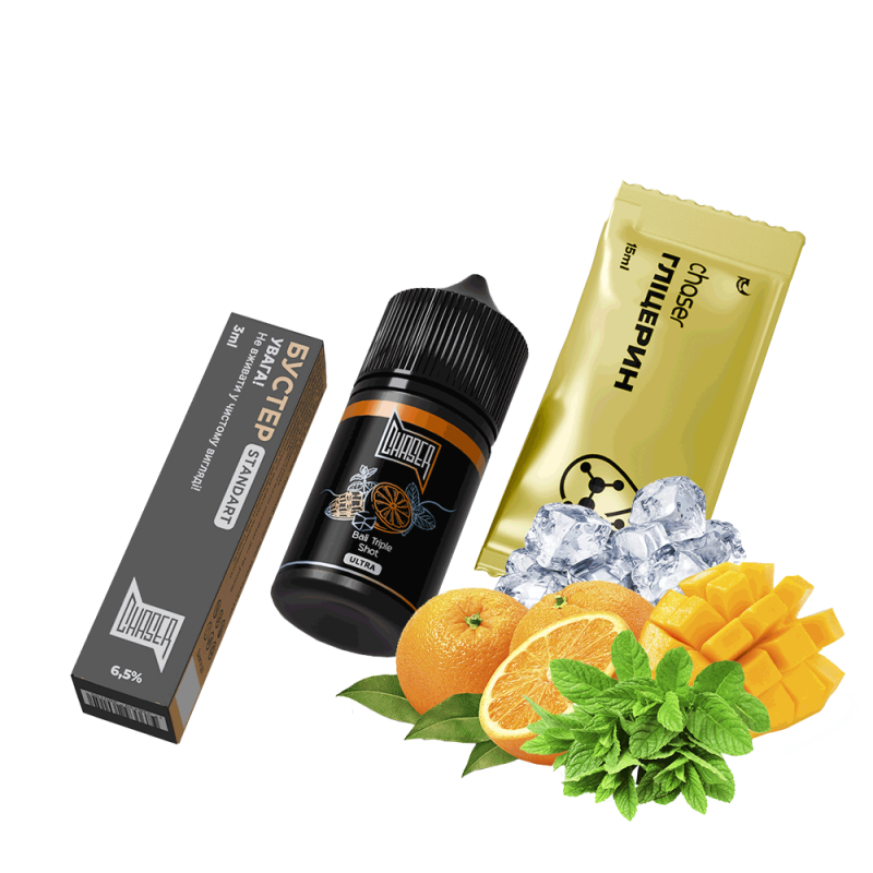 Набор для самозамеса Chaser Black Bali Triple Shot Ultra (Бали Трипл Шот, 65 мг, 30 мл)