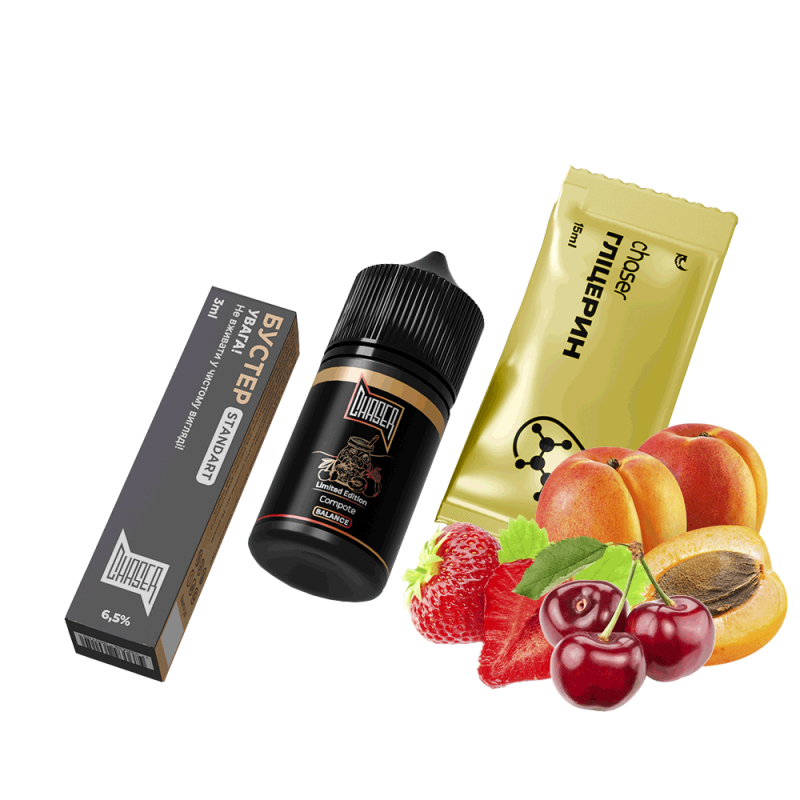 Набор для самозамеса Chaser Black Compote (Компот, 65 мг, 30 мл)