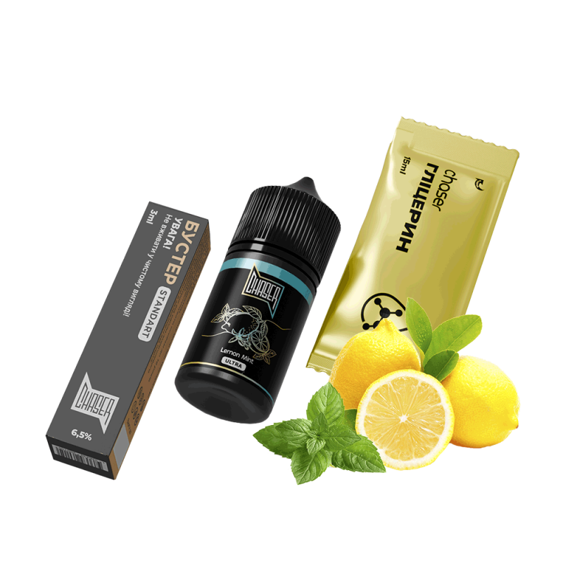 Набор для самозамеса Chaser Black Lemon Mint Ultra (Лимон Мята, 65 мг, 30 мл)