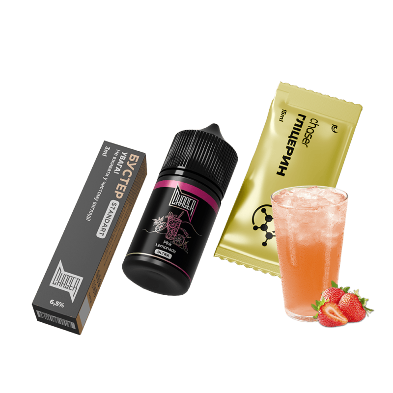 Набор для самозамеса Chaser Black Pink Lemonade Ultra (Розовый Лимонад, 65 мг, 30 мл)