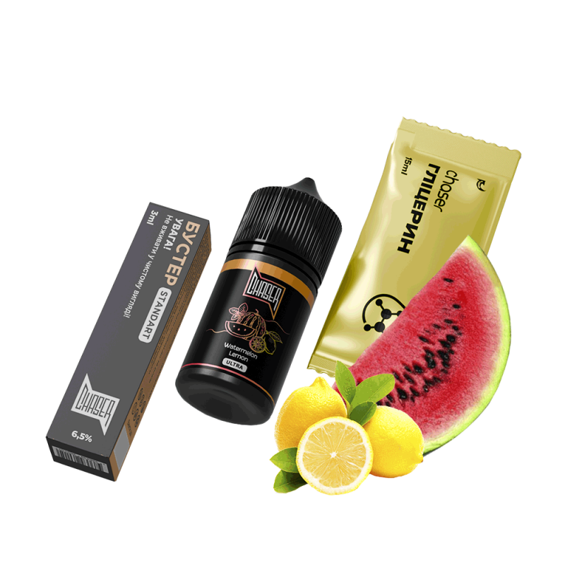Набор для самозамеса Chaser Black Watermelon Lemon Ultra (Арбуз Лимон, 65 мг, 30 мл)