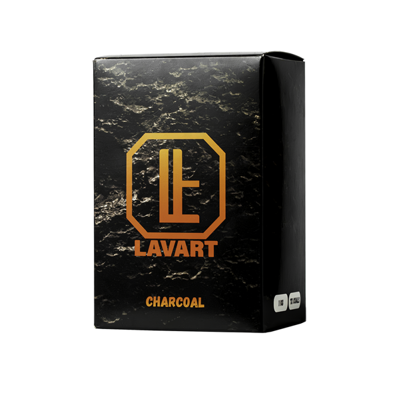 Кокосовый уголь для кальяна Lavart (1 кг, 72 шт, р25)
