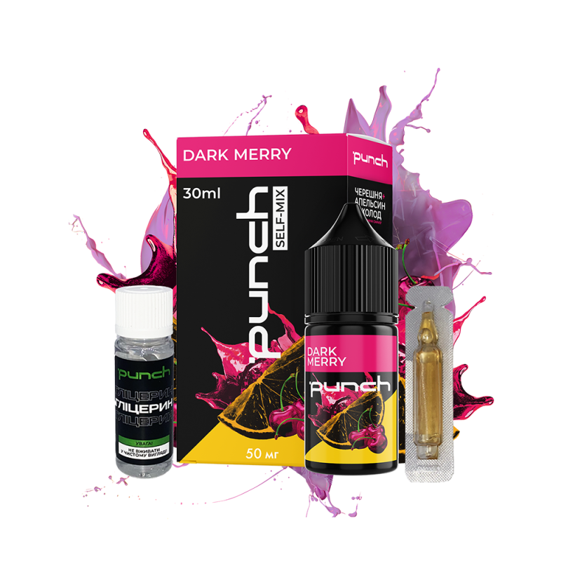 Набор для самозамеса Punch Dark Merry (Апельсин Черешня Холод, 50 мг, 30 мл)
