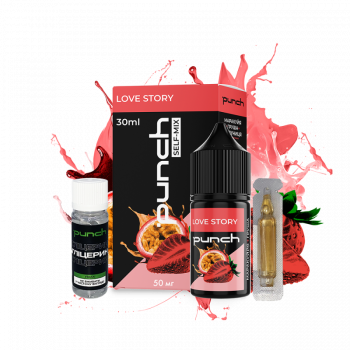 Набор для самозамеса Punch Love story (Груша Клубника Маракуйя, 50 мг, 30 мл)