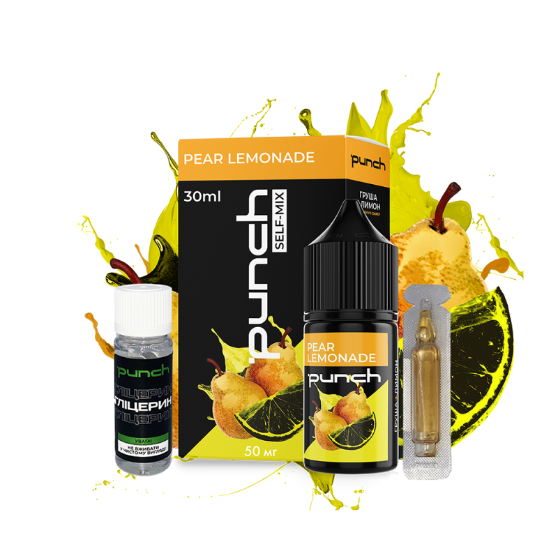 Набор для самозамеса Punch Pear lemonade (Груша Лимон, 50 мг, 30 мл)