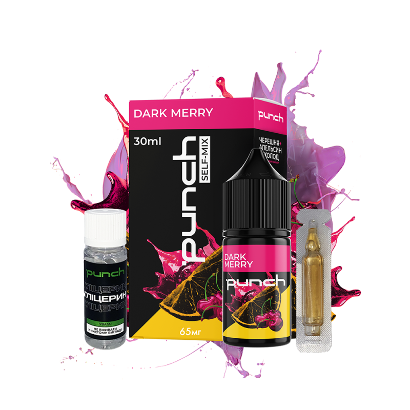 Набор для самозамеса Punch Dark Merry (Апельсин Черешня Холод, 65 мг, 30 мл)