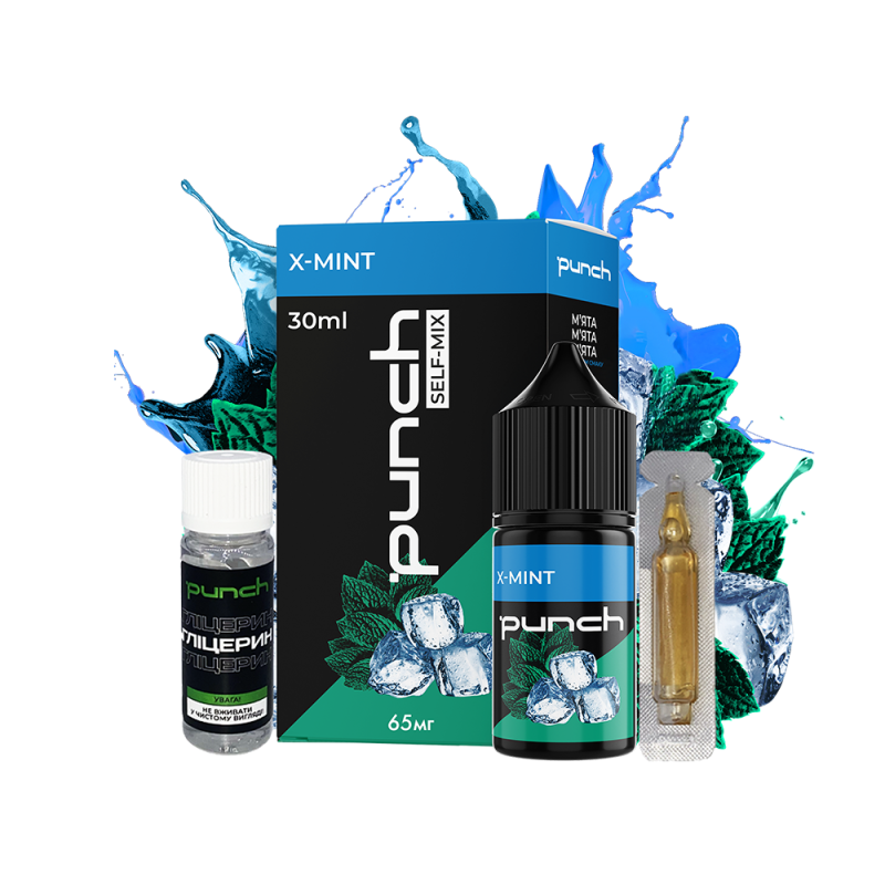 Набор для самозамеса Punch X-Mint (Мята, 65 мг, 30 мл)