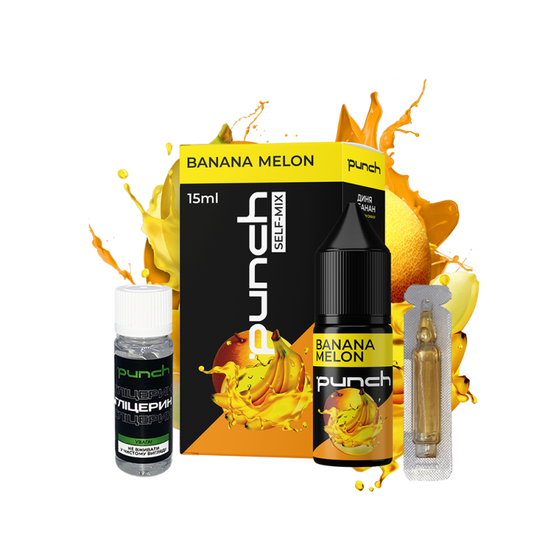 Набор для самозамеса Punch Banana Melon (Банан Дыня, 50 мг, 15 мл)