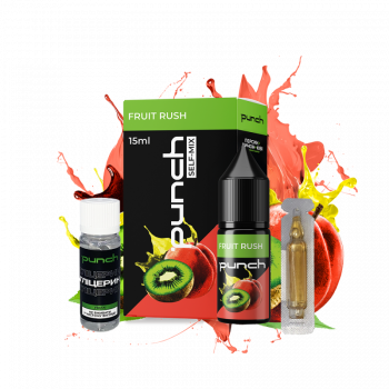 Набор для самозамеса Punch Fruit rush (Киви Лимон Персик, 50 мг, 15 мл)
