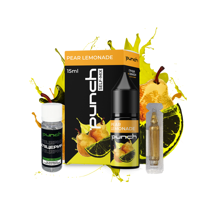 Набор для самозамеса Punch Pear lemonade (Груша Лимон, 50 мг, 15 мл)