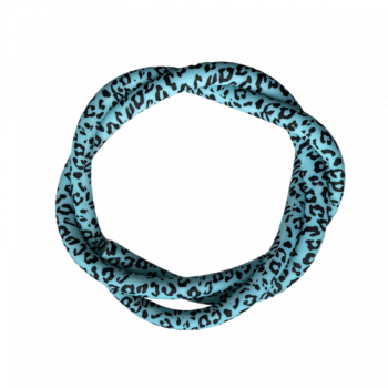 Силиконовый шланг для кальяна Carbon Leopard Laguna (Бирюзовый)