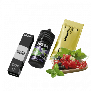 Набор для самозамеса Chaser Nova Berry&Mint (Ягоды Мята, 65 мг, 30 мл)