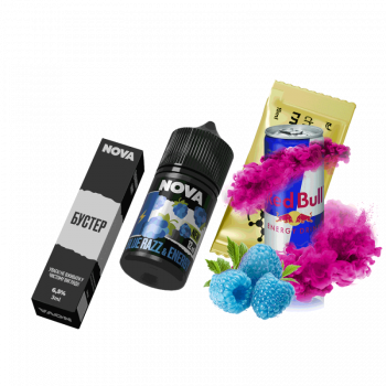 Набор для самозамеса Chaser Nova Blue Razz&Energy (Блю Разз Энергетик, 65 мг, 30 мл)