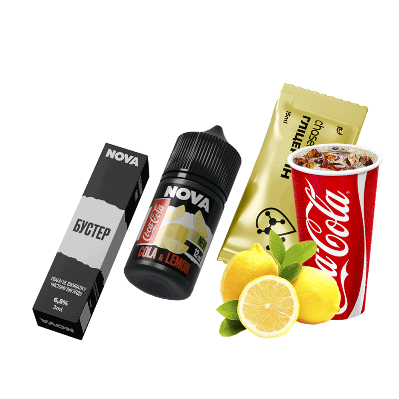 Набор для самозамеса Chaser Nova Cola&Lemon (Кола Лимон, 65 мг, 30 мл)