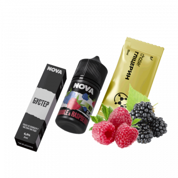 Набор для самозамеса Chaser Nova Double&Raspberry (Дабл Распберри, 65 мг, 30 мл)
