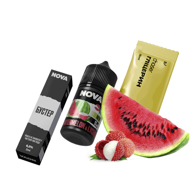 Набор для самозамеса Chaser Nova Watermelon&Lychee (Арбуз Личи, 65 мг, 30 мл)