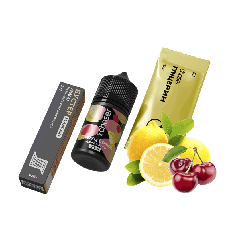 Набор для самозамеса Chaser Lux Cherry Lemon (Вишня Лимон, 65 мг, 30 мл)