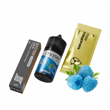 Набор для самозамеса Chaser Blue Raspberry Ultra (Голубая Малина, 65 мг, 30 мл)