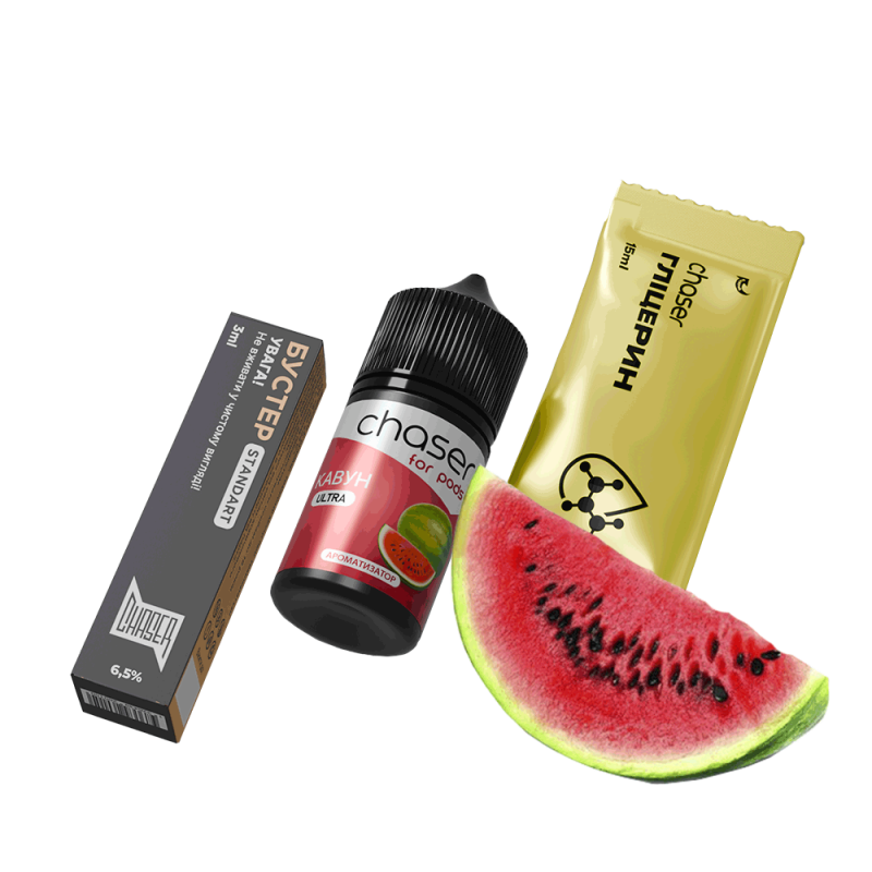 Набор для самозамеса Chaser Watermelon Ultra (Арбуз, 65 мг, 30 мл)