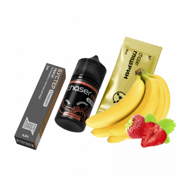 Набор для самозамеса Chaser Mix Strawberry Banana Ultra (Клубника Банан, 65 мг, 30 мл)