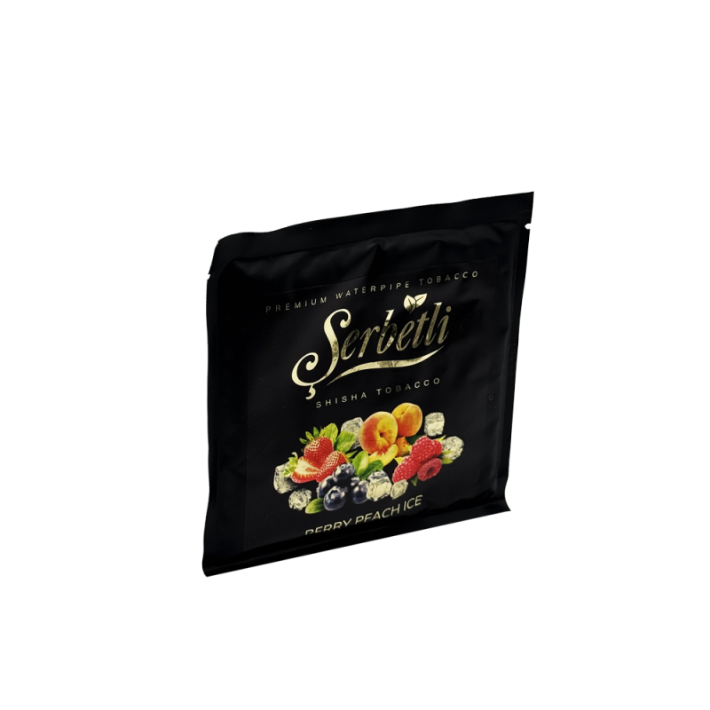 Табак Serbetli Berry Peach Ice (Ягоды Персик Лёд, 100 г)