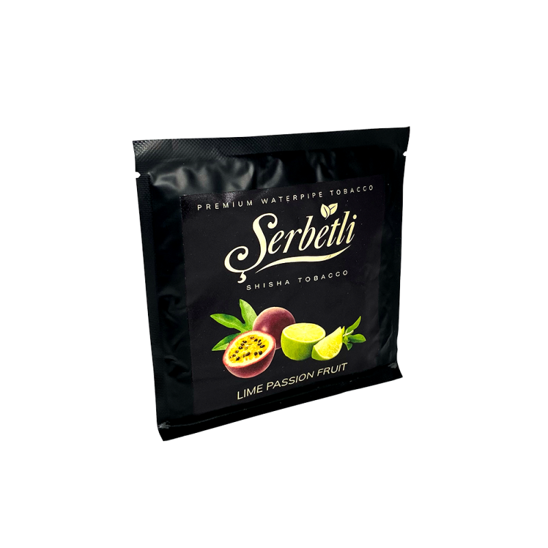 Табак Serbetli Lime Passion fruit (Лайм Маракуйя, 100 г)