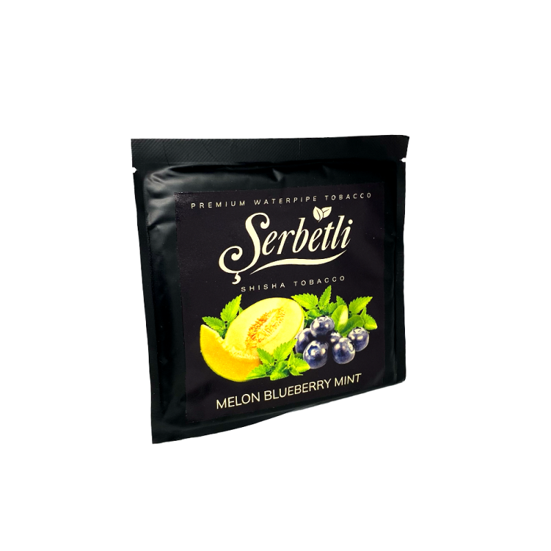 Табак Serbetli Melon Blueberry Mint (Дыня Черника Мята, 100 г)