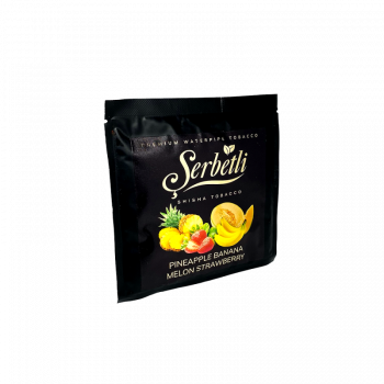Табак Serbetli Pineapple Banana Melon Strawberry (Ананас Банан Дыня Клубника, 100 г)