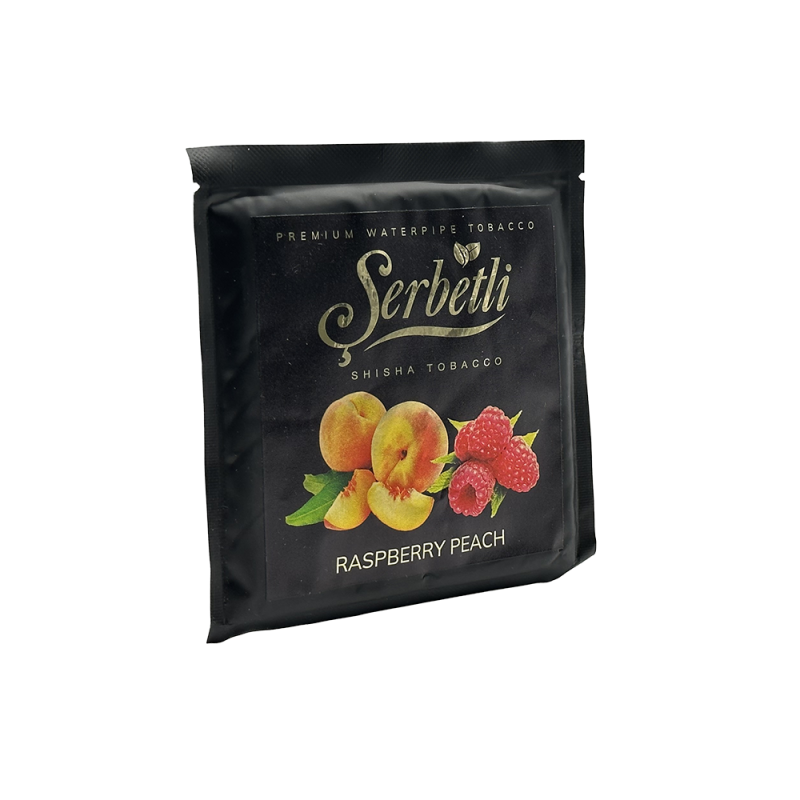 Табак Serbetli Raspberry Peach (Малина Персик, 100 г)
