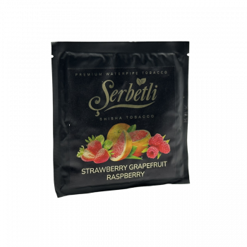 Табак Serbetli Strawberry Grapefruit Raspberry (Клубника Грейпфрут Малина, 100 г)