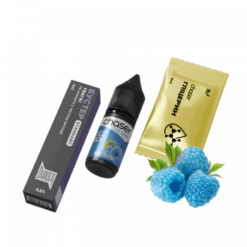 Набор для самозамеса Chaser Blue Raspberry Ultra (Голубая Малина, 65 мг, 10 мл)