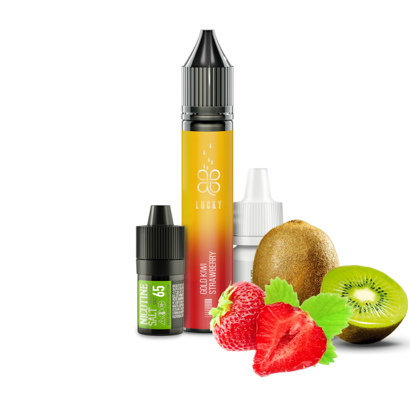 Набор для самозамеса Lucky Gold Kiwi Strawberry (Ледянst Киви Клубника, 65 мг, 30 мл)