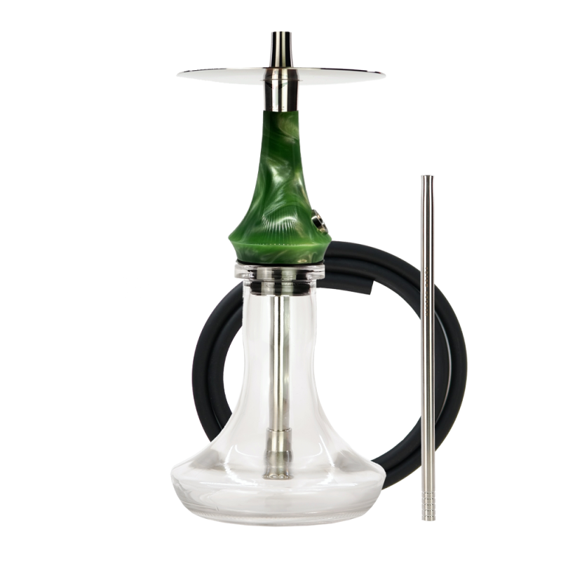 Кальян Totem Hookah Monolit Micra Green Apple (Зелёный, полный комплект)