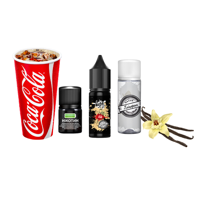 Набор для самозамеса Hype Kit Cola Vanilla (Кола Ванильная, 50 мг, 15 мл)