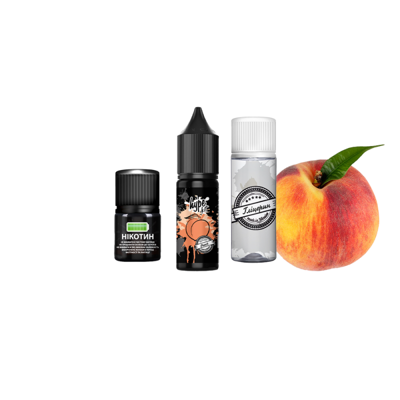 Набор для самозамеса Hype Kit Peach (Персик, 50 мг, 15 мл)