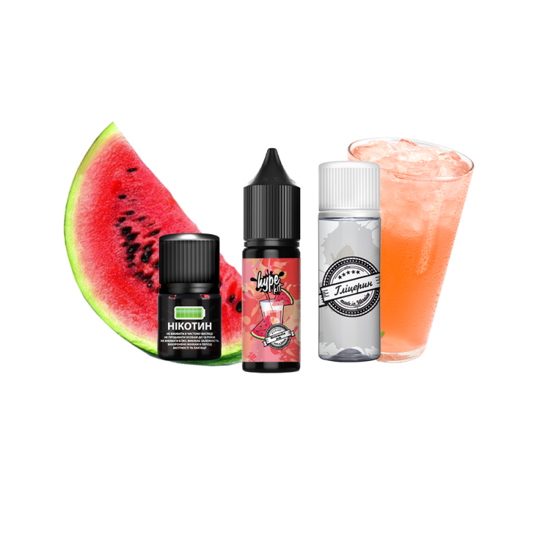 Набор для самозамеса Hype Kit Watermelon Soda (Арбузная Содовая, 50 мг, 15 мл)