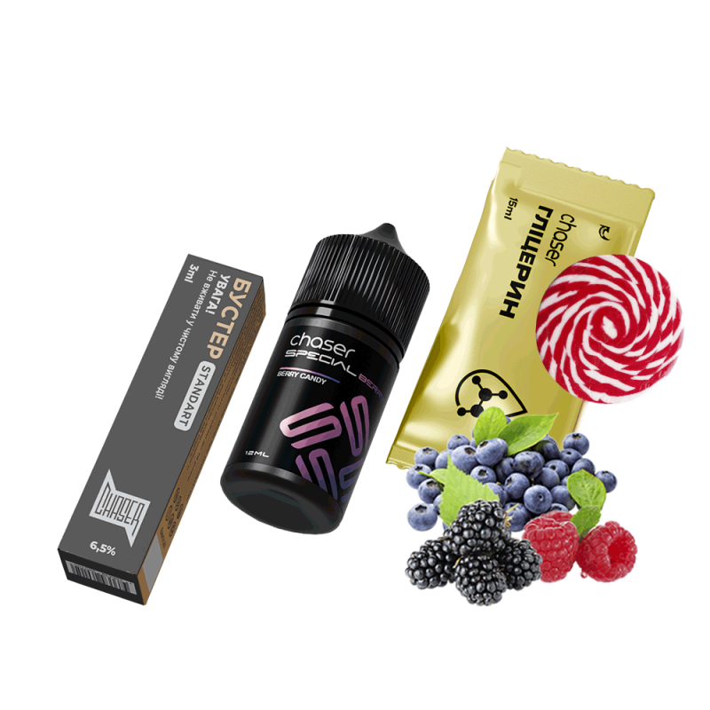Набор для самозамеса Chaser Special Berry Candy (Ягодные конфеты, 65 мг, 30 мл)