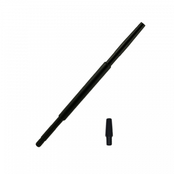 Мундштук для кальяна из алюминия Amy Kaya Black (Чёрный, с коннектором)