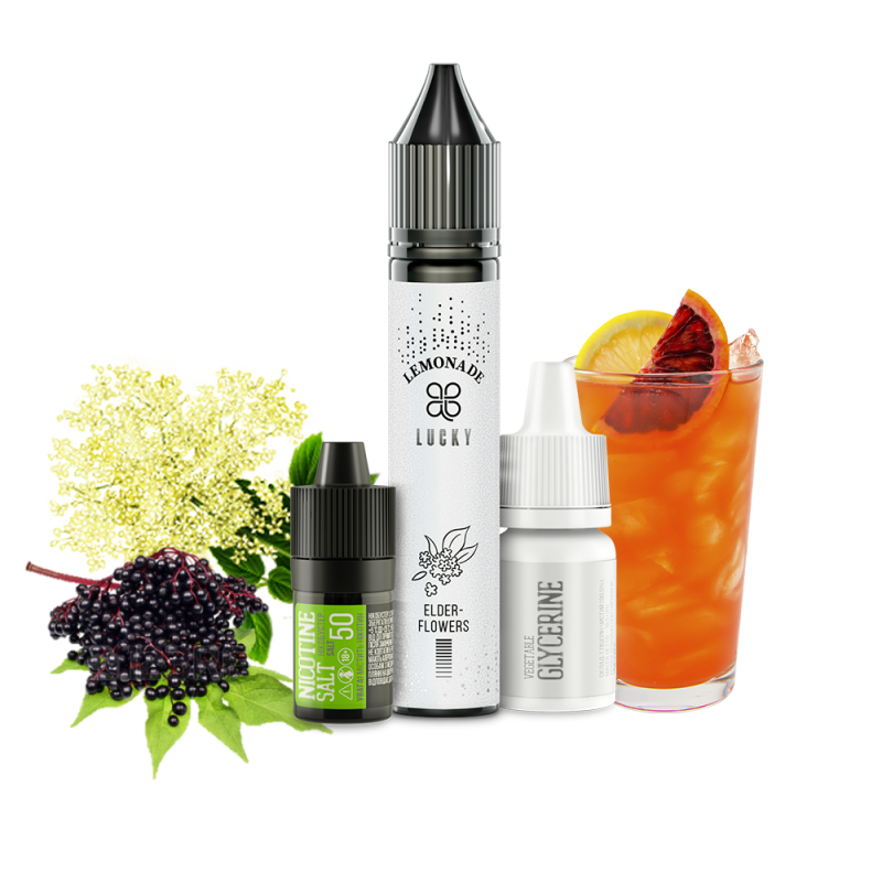 Набор для самозамеса Lucky Elderflowers Lemonade (Бузина Лимонад, 50 мг, 30 мл)